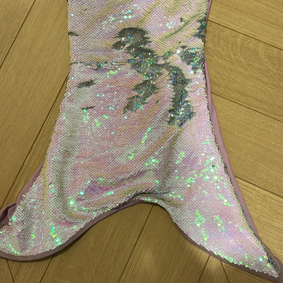 Shade Critters pink/silver sequin mermaid tail size S NWT - Picture 2 of 8